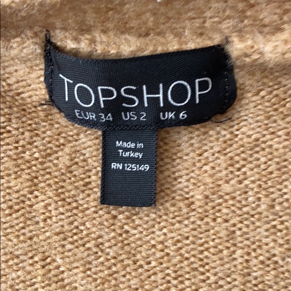 Highly Coveted Top Shop color blocked cardigan - Picture 4 of 6